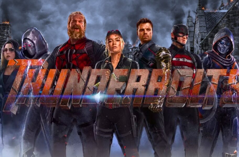 MCU Thunderbolts 2025 team featuring Bucky Barnes, Yelena Belova, and Red Guardian