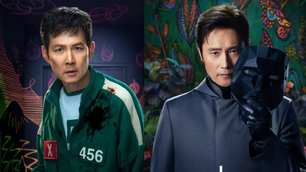 This image shows key characters from *Squid Game* Season 3, including returning contestant Seong Gi-hun and the mysterious masked Front Man. With new players, fresh game designs, and rising rebellion, Season 3 is set to push Netflix’s global hit to even darker, more intense levels. Fans can expect shocking twists, new alliances, and answers to long-standing mysteries.