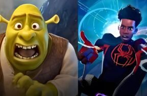 Collage of upcoming June 2027 movies including How to Train Your Dragon 2, Gatto, Spider-Man Beyond the Spider-Verse, and Shrek 5