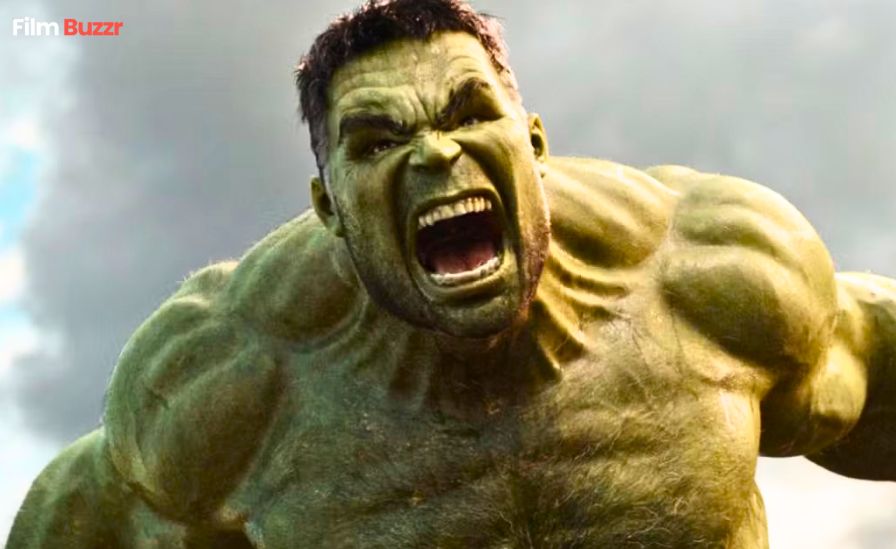 Hulk roaring in battle stance in the Marvel Cinematic Universe