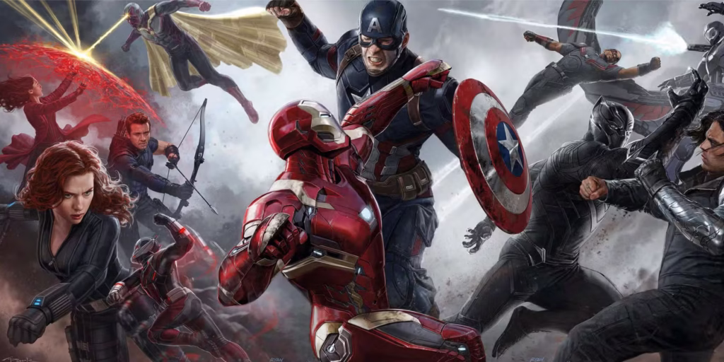 infinty war and Civil war MArvel