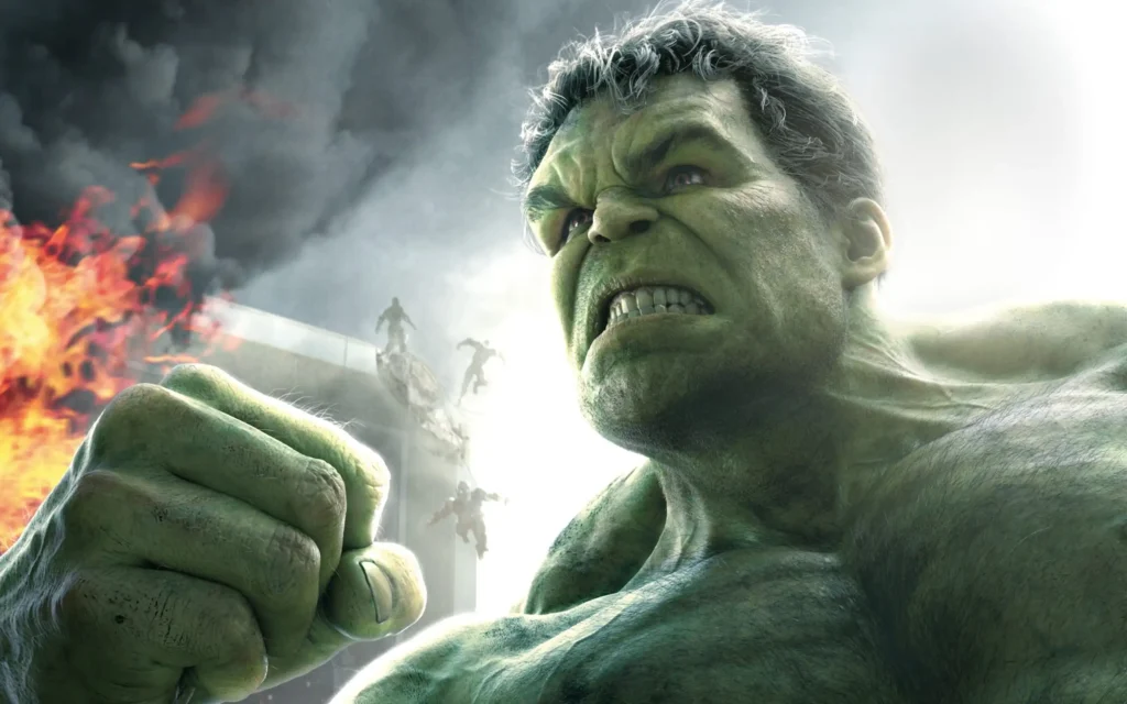 Hulk roaring in front of Marvel’s upcoming films Spider-Man: Brand New Day, Avengers: Doomsday, and Avengers: Secret Wars release schedule