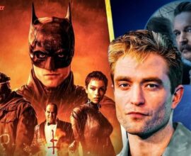 Colin Farrell as The Penguin alongside Robert Pattinson’s Batman in The Batman Part II promotional artwork, teasing a darker and scarier sequel.