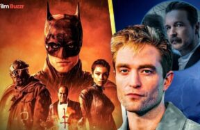 Colin Farrell as The Penguin alongside Robert Pattinson’s Batman in The Batman Part II promotional artwork, teasing a darker and scarier sequel.