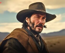 Concept art of a samurai warrior in a Western desert town, blending katana and cowboy revolver under cinematic lighting, symbolizing the John Wick Western Samurai spin-off.