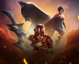Ezra Miller as The Flash running through a lightning-filled multiverse scene from DC’s 2023 film The Flash, directed by Andy Muschietti, symbolizing the movie’s chaotic energy and box office downfall.