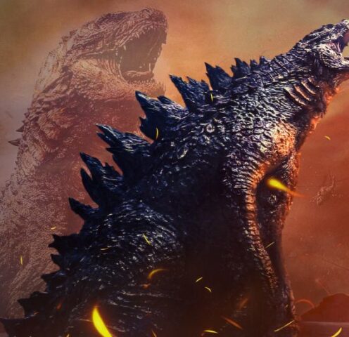 Illustration of a mysterious sea Titan rising in the Monsterverse, hinting at new creatures in Monarch: Legacy of Monsters season 2.