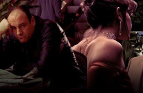 Tony Soprano asserting silent control during Thanksgiving dinner in The Sopranos Season 3 episode “He Is Risen.