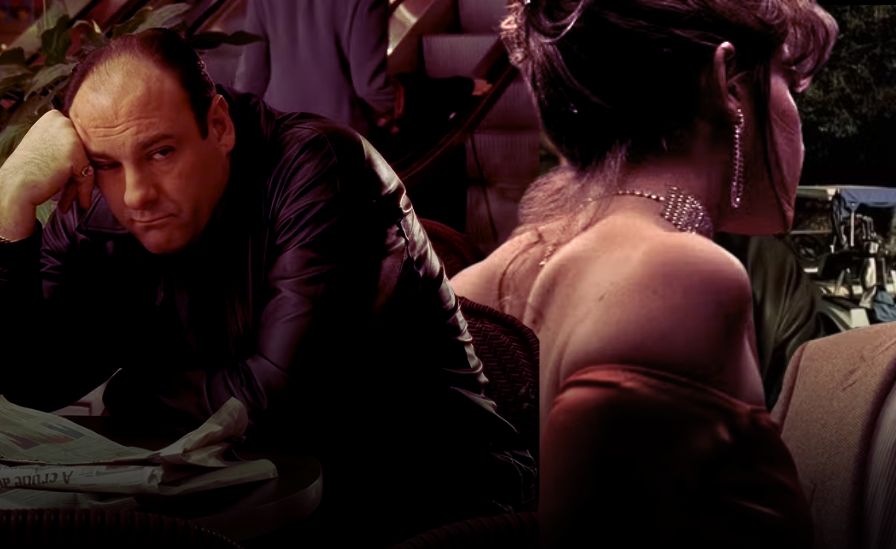 Tony Soprano asserting silent control during Thanksgiving dinner in The Sopranos Season 3 episode “He Is Risen.