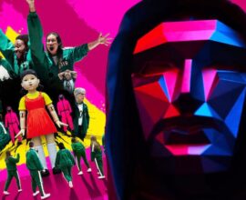 Squid Game: The Challenge Season 2 – Father and daughter contestants Curt and Zoe Stinson during the emotional Marbles game moment after Curt sacrifices himself for her survival