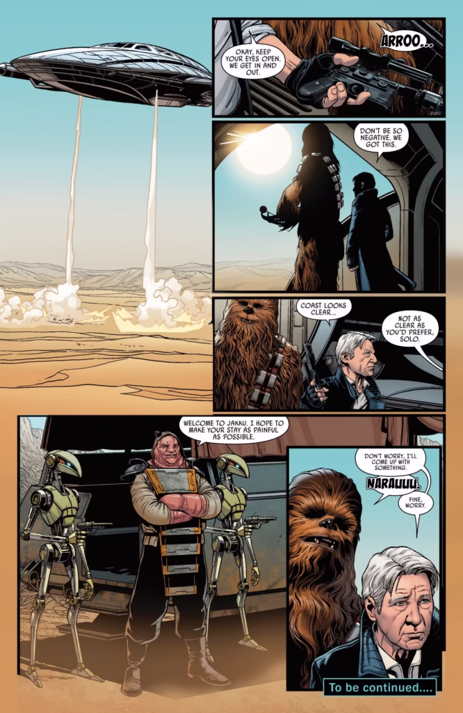 Han Solo and Chewbacca’s Pre-Force Awakens Mission