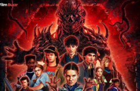 Stranger Things Season 5 official poster with cast facing the Upside Down
