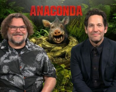 Jack Black and Paul Rudd in Anaconda 2025 official poster