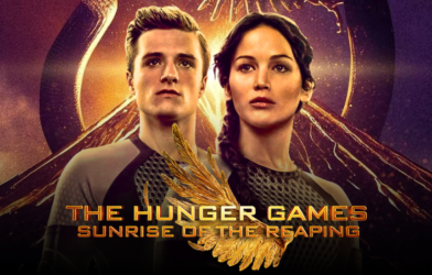 Jennifer Lawrence and Josh Hutcherson as Katniss and Peeta in The Hunger Games