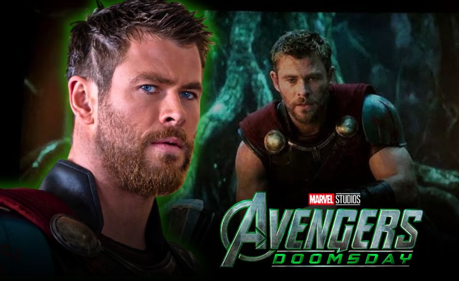 Thor praying to Odin in the leaked Avengers: Doomsday trailer scene