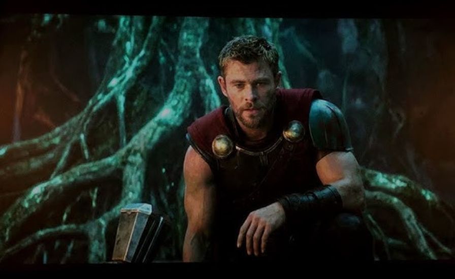 Thor praying to Odin in the leaked Avengers: Doomsday trailer scene