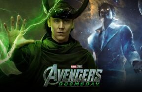 Loki at the End of Time holding the multiversal timelines - concept art for Avengers Doomsday