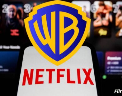Warner Bros Discovery and Netflix merger concept image