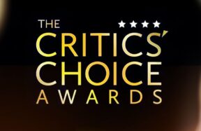 Critics Choice Awards 2026 winners celebrating on stage with trophies at the annual film and television awards ceremony
