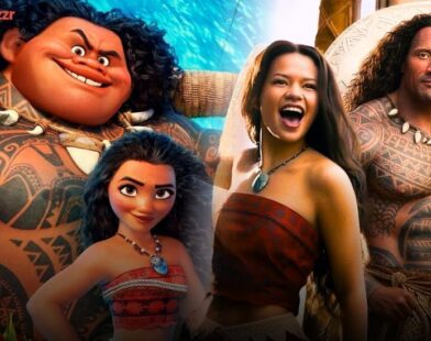 Moana live-action remake 2026 Catherine Laga'aia Dwayne Johnson
