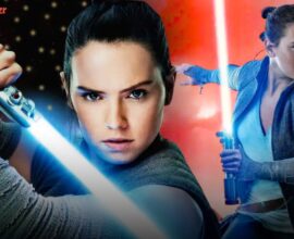 Daisy Ridley as Rey Skywalker in upcoming Star Wars trilogy
