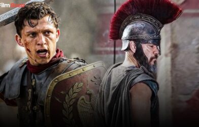 Travis Scott and Jon Bernthal in a still from The Odyssey TV trailer