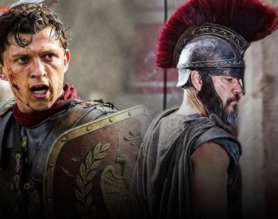 Travis Scott and Jon Bernthal in a still from The Odyssey TV trailer