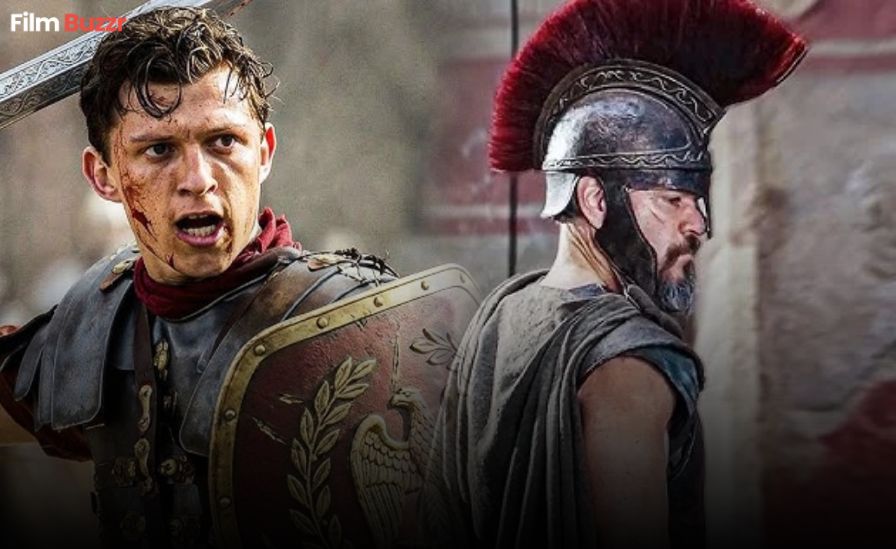 Travis Scott and Jon Bernthal in a still from The Odyssey TV trailer
